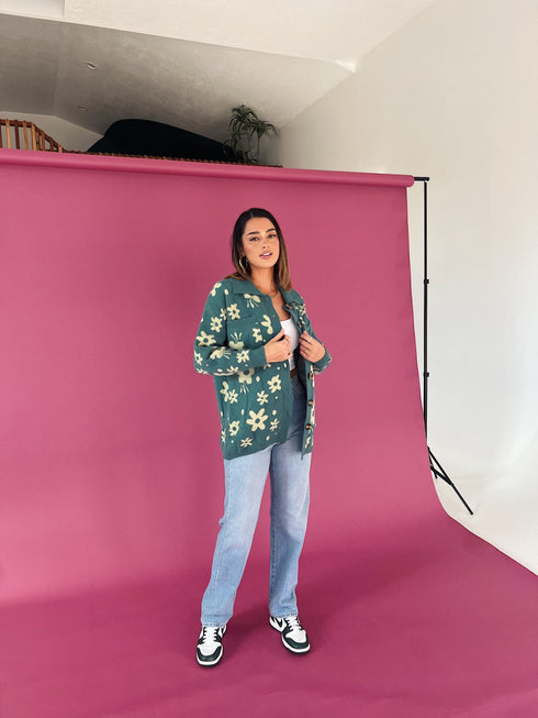 Twin Flame Floral Cardigan